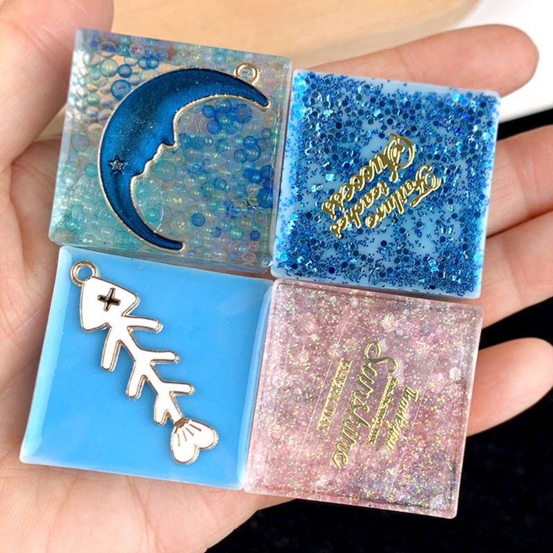 Khuôn Làm Bông Tai Epoxy Resin Bền Diy