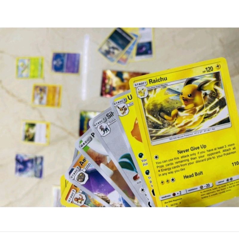 Combo 5 pack bài Pokemon đẹp óng ánh