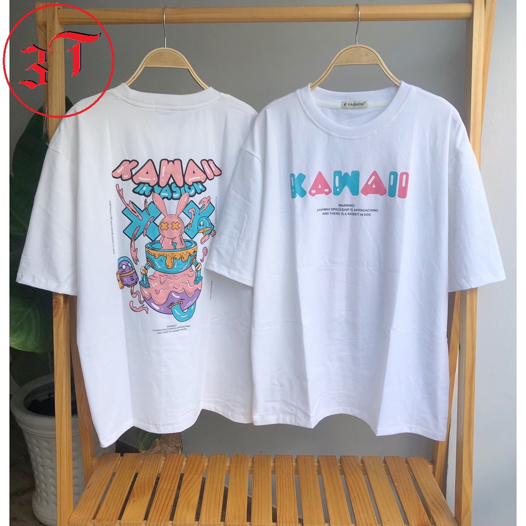 [Hot Sale] Áo Thun Tay Lỡ Unisex Rabbit Hot Trend Tay Lỡ Form Rộng Ulzaang Cá Tính | BigBuy360 - bigbuy360.vn