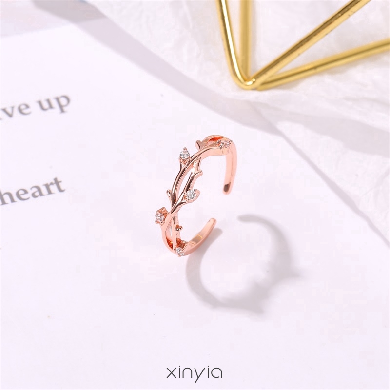 Nhẫn thiết kế giả hình dây mây điều chỉnh được