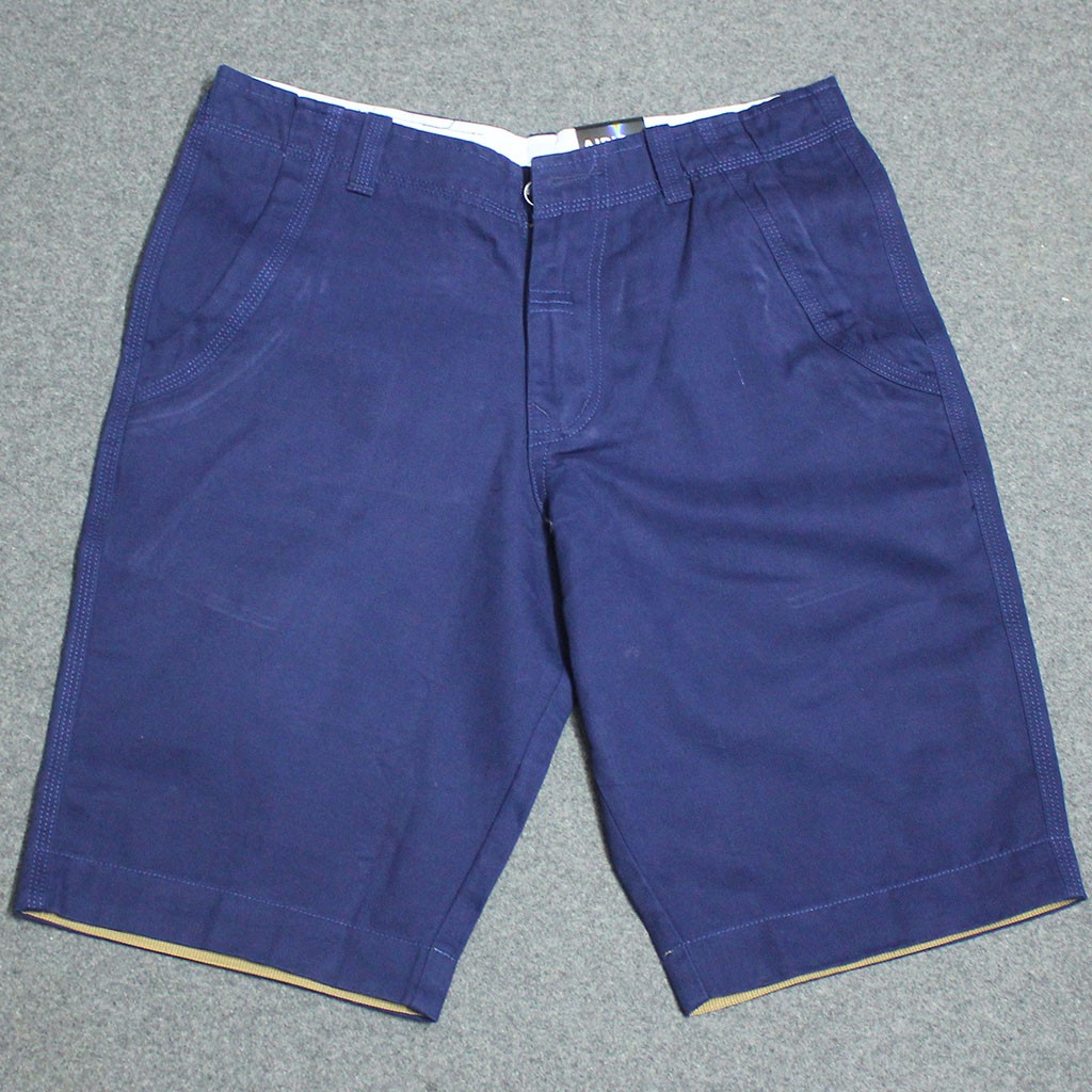Quần short nam màu xanh than chất kaki dáng ôm phù hợp cho nam