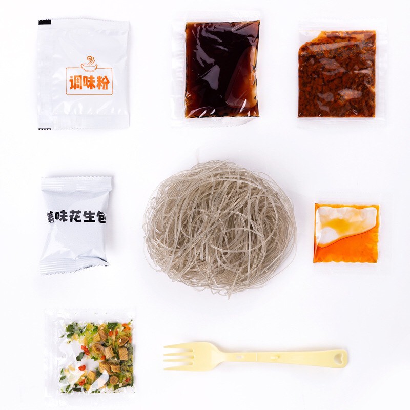 Thùng miến chua cay Trùng Khánh, miến ăn liền siêu ngon