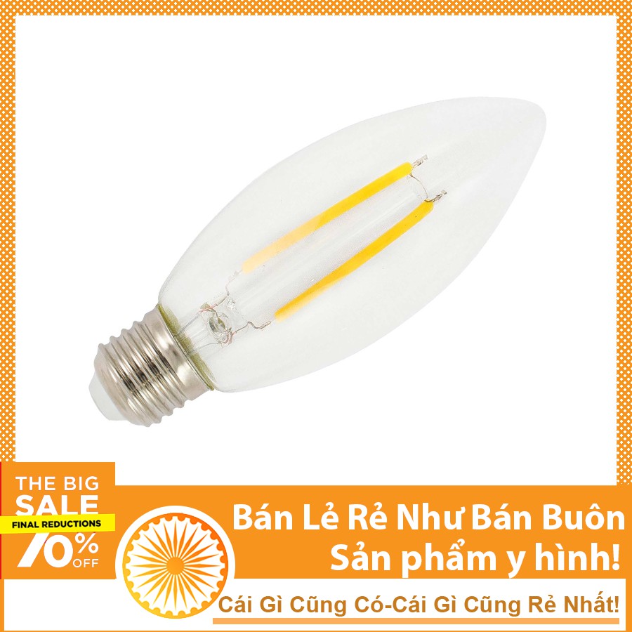 Anasa Bóng Đèn Nến Led Đui Xoáy Loại Nhỏ Anasa