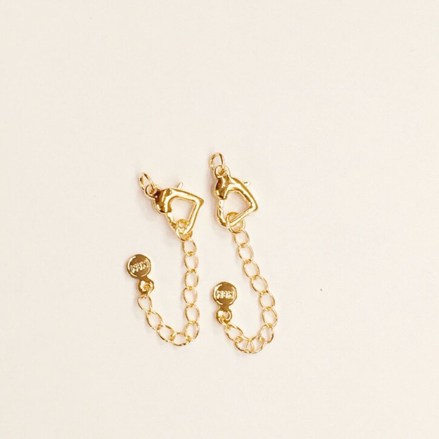 [CTJ004] Phụ kiện trang sức (DIY) - Khóa Trái tim kiểu chuỗi - Mở rộng