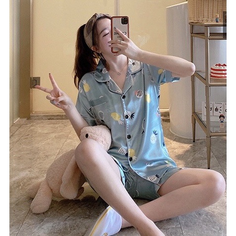 Đô bộ pyjama nữ cộc tay dễ thương đang hot nhất hiện nay mẫu mã mới