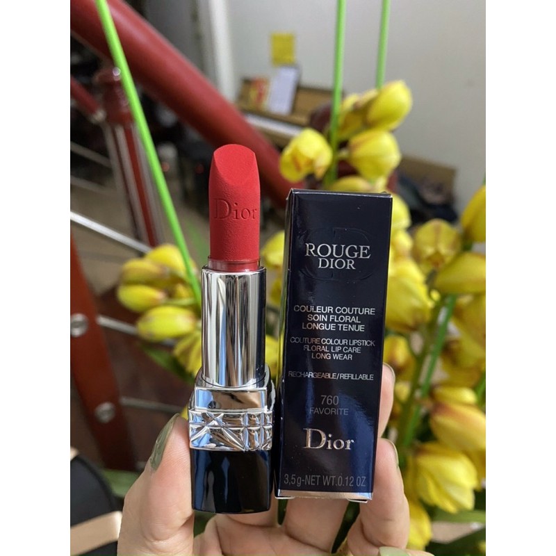 Son Dior Velvet mới năm 2020 - màu 637, 668, 720, 760, 840, 860, 888, 909, 999 Velvet , 999 satin