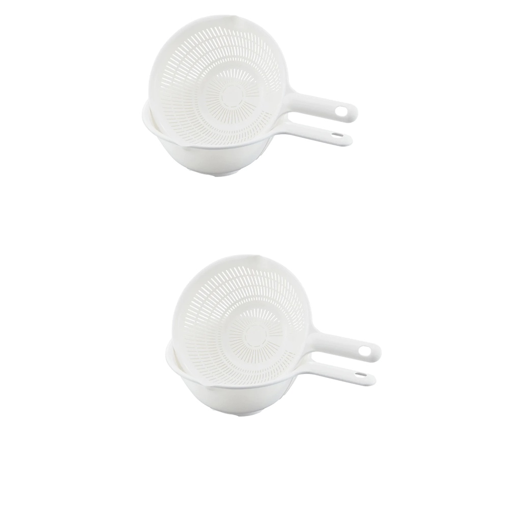 Daiso Thố Kèm Ray Bowl And Strainer With Handle