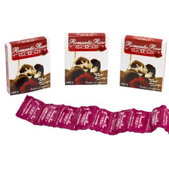 Bao cao su ROMANTIC- ROSE hộp 10 chiếc