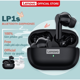 Tai nghe Bluetooth Lenovo LP1S nhét tai TWS không dây Bluetooth 5.0 kháng nước IPX4 có micro đàm thoại khử tiếng ồn nghe nhạc và gọi rảnh tay