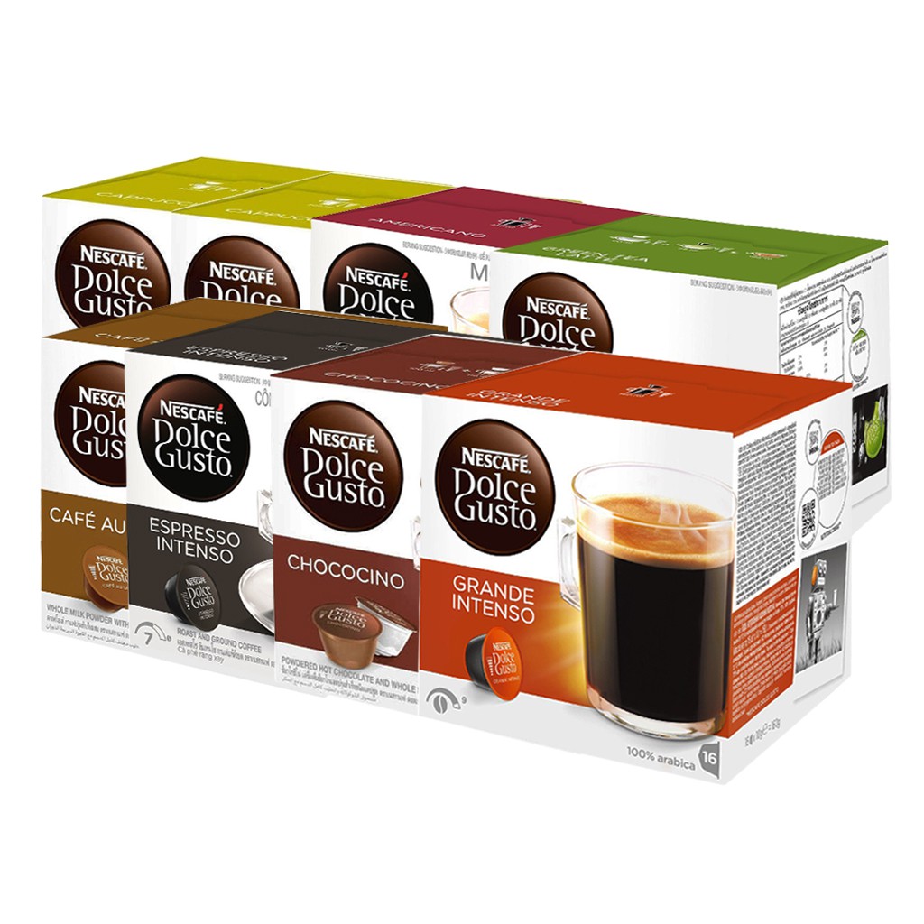 Viên nén cafe Dolce Gúto loại 16 viên đủ vị hàng Pháp order