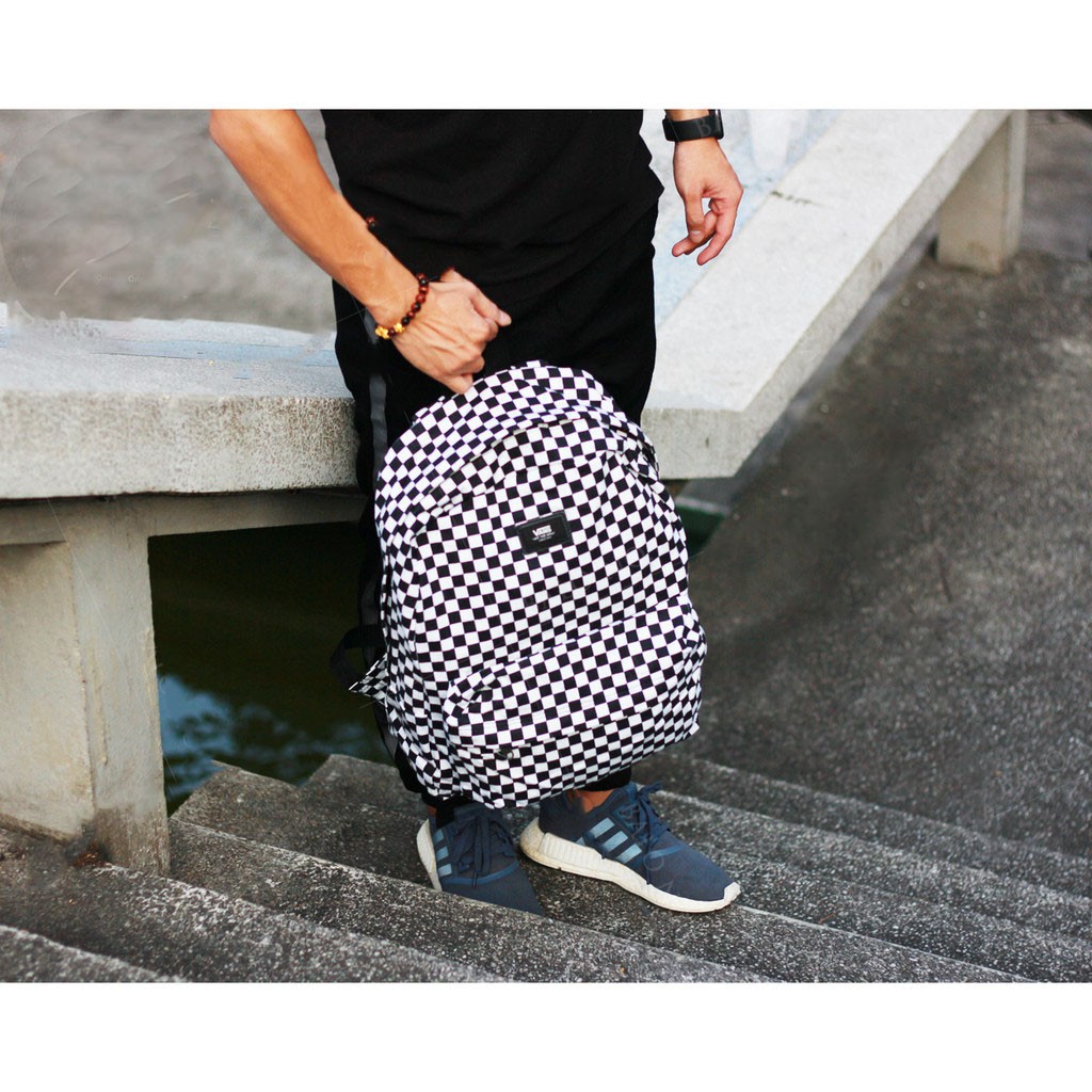 Balo Đi Học Van.s Old Skool Black/White Checkerboard