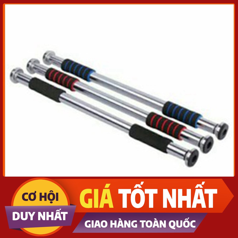 Xà đơn gắn tường, xà đơn gắn cửa thông minh loại 80cm - 130cm (hàng tốt)