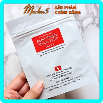 Miếng dán mụn Cosrx Clear Fit Master Patch đen che mụn cực tốt / Ance Pimple đỏ giảm mụn sưng bọc hiệu quả