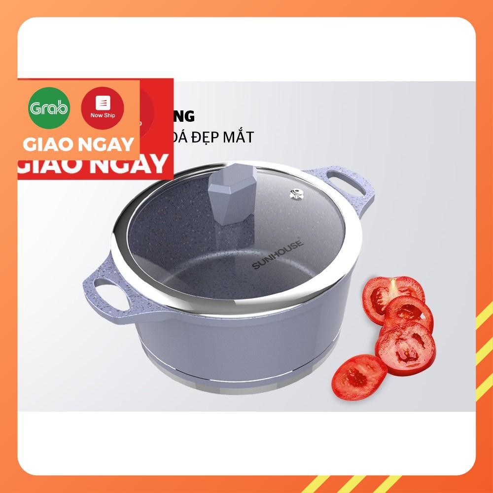 (Grab/Now) NỒI VÂN ĐÁ ĐÁY TỪ SUNHOUSE MAMA