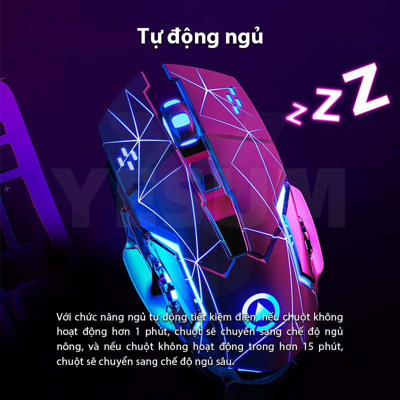 Chuột chơi game không dây cơ học chất lượng cao