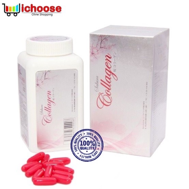 (FREESHIP) Viên uống đẹp da Sakura Collagen 60,000mg của Nhật giúp làm đẹp da, chống lão hoá... | Thế Giới Skin Care