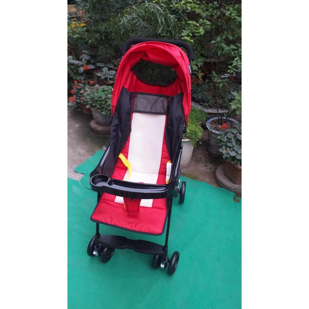 Xe đẩy gấp gọn siêu nhẹ nhiều tư thế Seebaby QQ3 - lưng nằm bằng lưới - Phiên bản cải tiến đổi tên Q6 BẢO HÀNH 1 NĂM