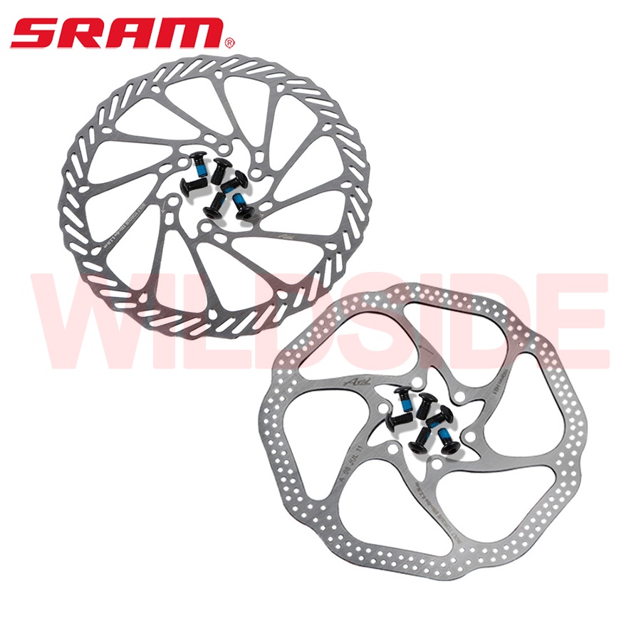 Đĩa phanh Sram HS1 G3 160mm 180mm 203mm kèm 6 bu lông cho xe đạp tiện dụng