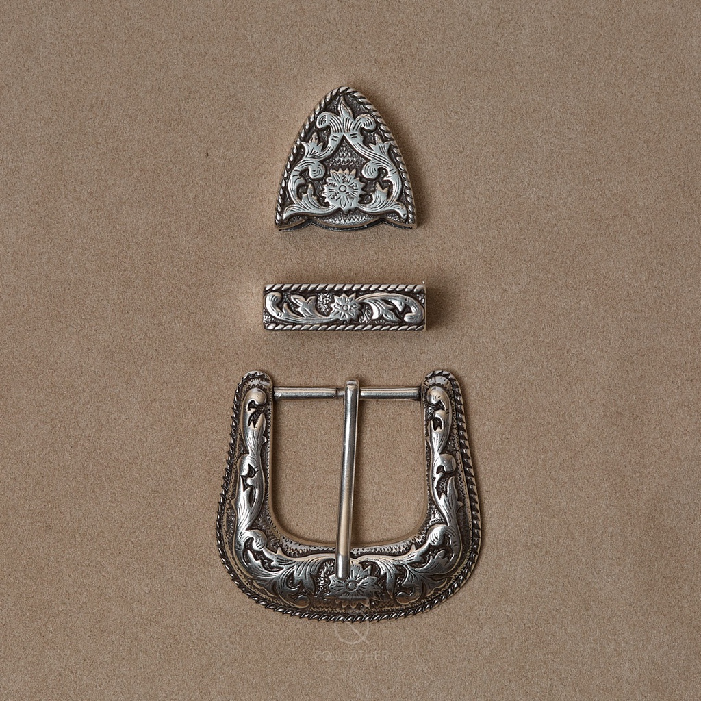 Mặt dây lưng Nam Nữ màu Bạc, mã MDL101, size 38mm, chất liệu hợp kim cao cấp mạ Bạc, mặt thắt lưng nam