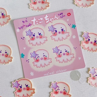 Set Sticker - Bé Bạch Tuộc Takochan - Cute Sticker Set - Meimei Sticker