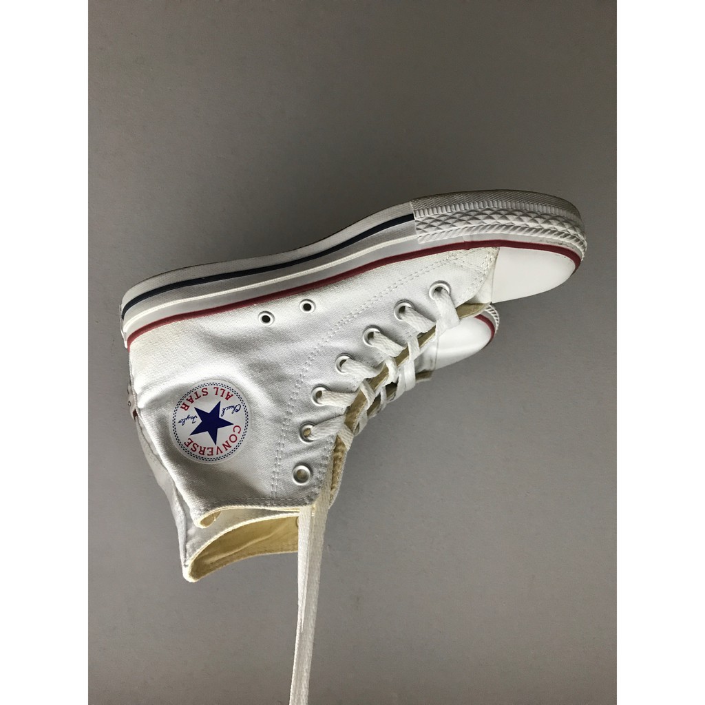 Converse Classic Trắng cổ cao