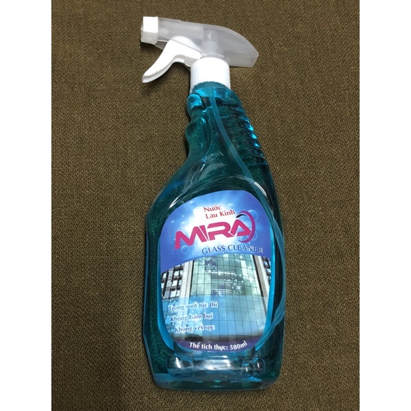 Nước lau kính MIRA glass cleaner 580ml siêu sạch sáng bóng nước chùi kính vệ sinh kính nước rửa kính