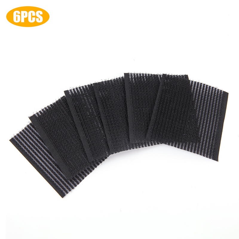 Bộ 6 Miếng Dán Tóc Hình Vuông Dễ Thương Cho Nữ