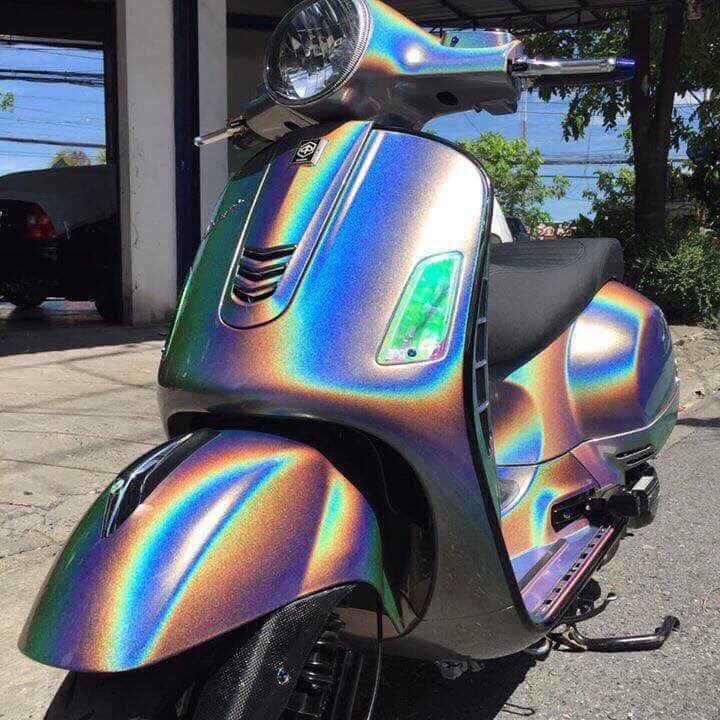 Sơn Màu 7 Sắc Cầu Vồng Đổi Mảu Theo Góc Nhìn ( Đóng Chai 100g )