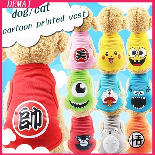 Áo kiểu dáng hoạt hình mùa hè cho thú cưng