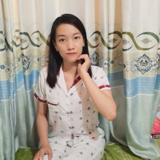 Bộ pijama tay ngắn quần dài lụa hàn siêu mát