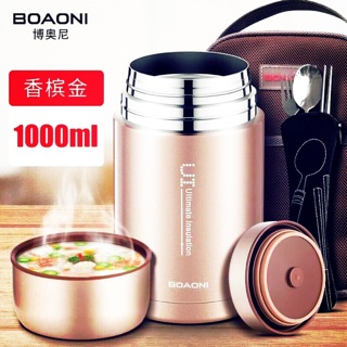 Bình giữ nhiệt, cốc ủ cháo 1000ml, ảnh thật