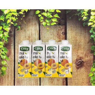Combo 2 lốc Cozy Đào + Tắc mật ong Cozy 225ml ( mỗi vị 4 hộp)