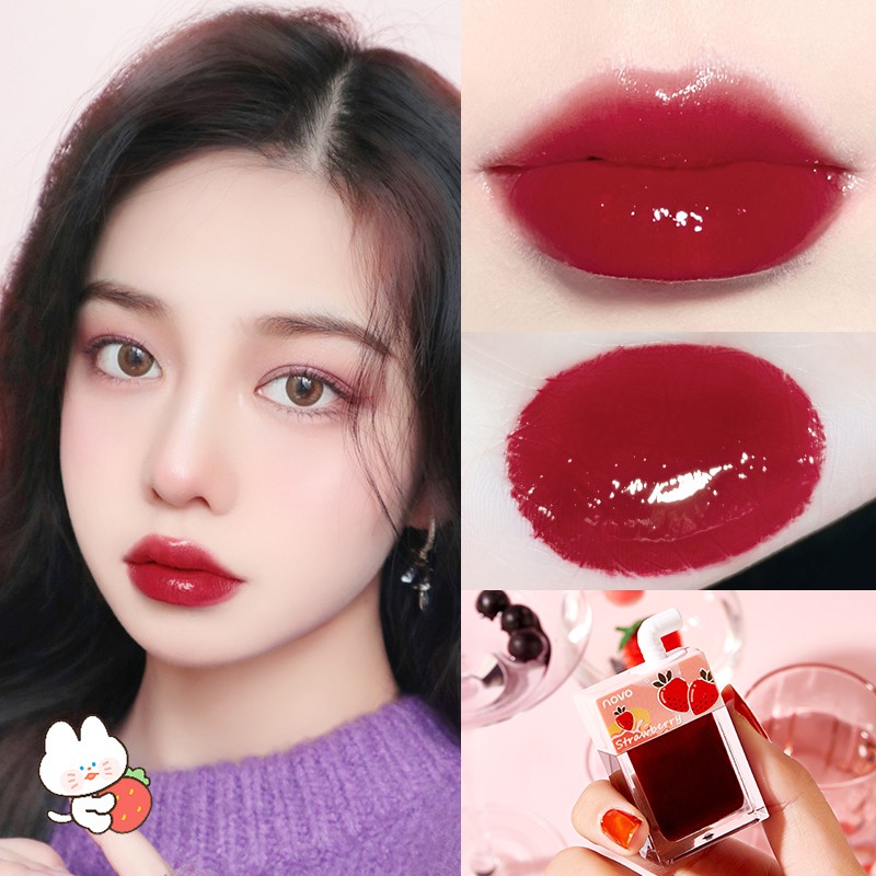 (Hàng Mới Về) Son Môi Dạng Lỏng Hiệu Ứng Gương Lâu Trôi Chống Thấm Nước Không Dính Cốc | BigBuy360 - bigbuy360.vn