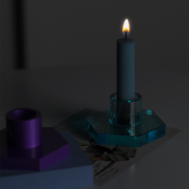 Khuôn Silicone Làm Đế Nến Bằng Nhựa Resin DIY