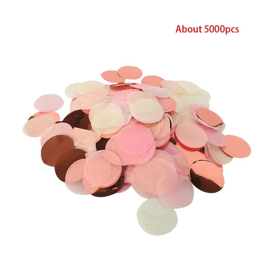 Set 5000 Hạt Giấy 2 5cm Trang Trí Bong Bóng