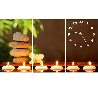 Tranh đồng hồ hoa hướng dương TDH 35