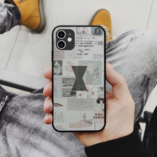 Ốp lưng iphone SAMSUNG hình girl power newspaper collage art dada dadaism  cho các dòng iPhone PAP20210724