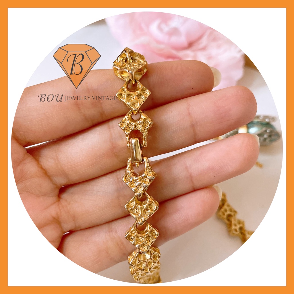 VÒNG CỔ VÀNG SECONDHAND TRANG SỨC SI NHẬT BẢN BOU JEWELRY VINTAGE MÃ VC288