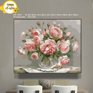 Tranh tô màu số hóa tự vẽ DAISY Chủ Đề Hoa BH0096B