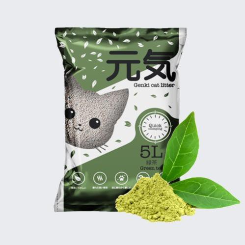 Cát Vệ Sinh Cho Mèo Genki Cat Litter 5L (Dạng Sỏi)