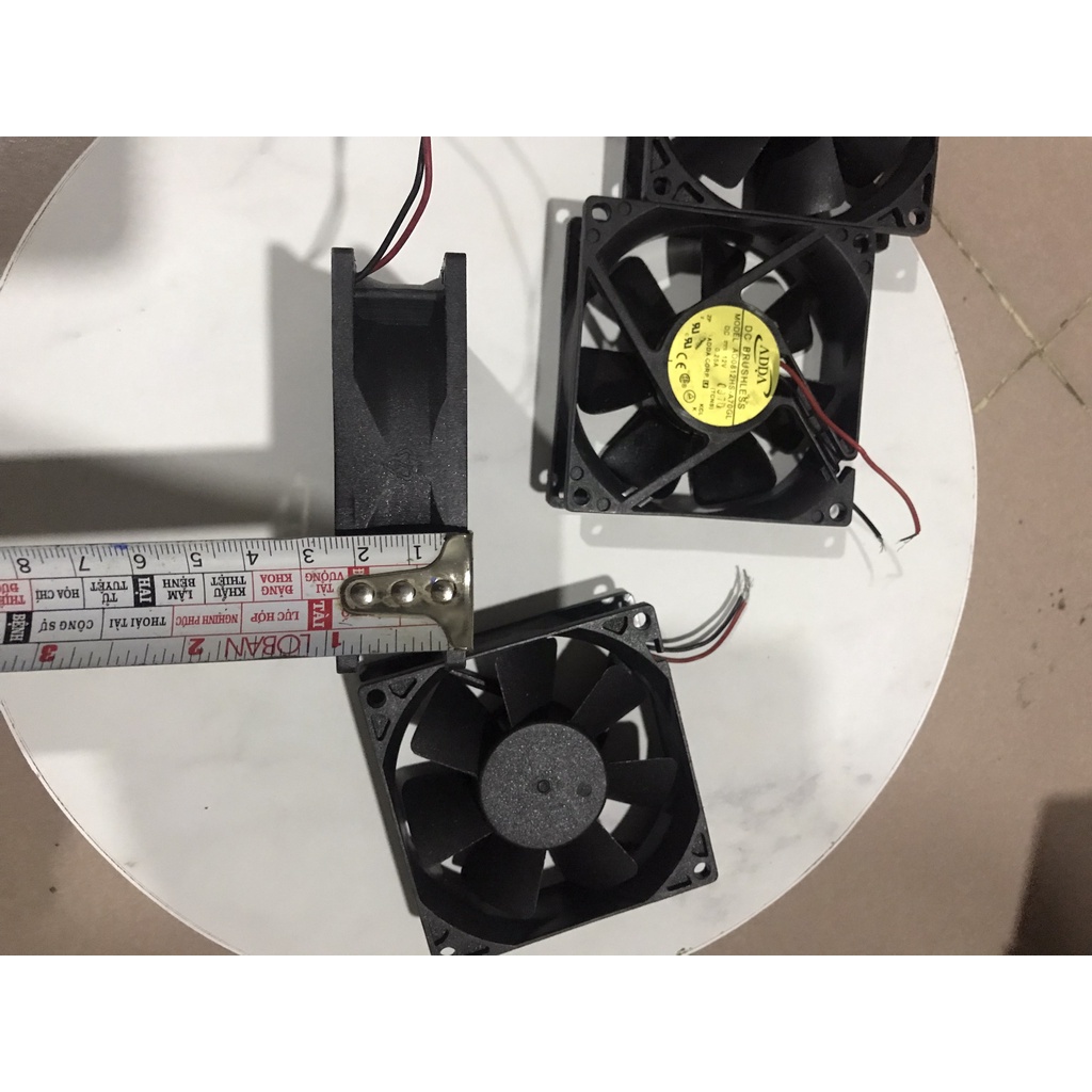 Quạt tản nhiệt 12v tản nhiệt chip led kích thước 80x80x1.5mm, làm mát, đèn chế thuỷ sinh