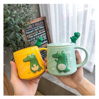 Ly cốc khủng long siêu xinh - quà tặng bạn bè - quà tặng văn phòng