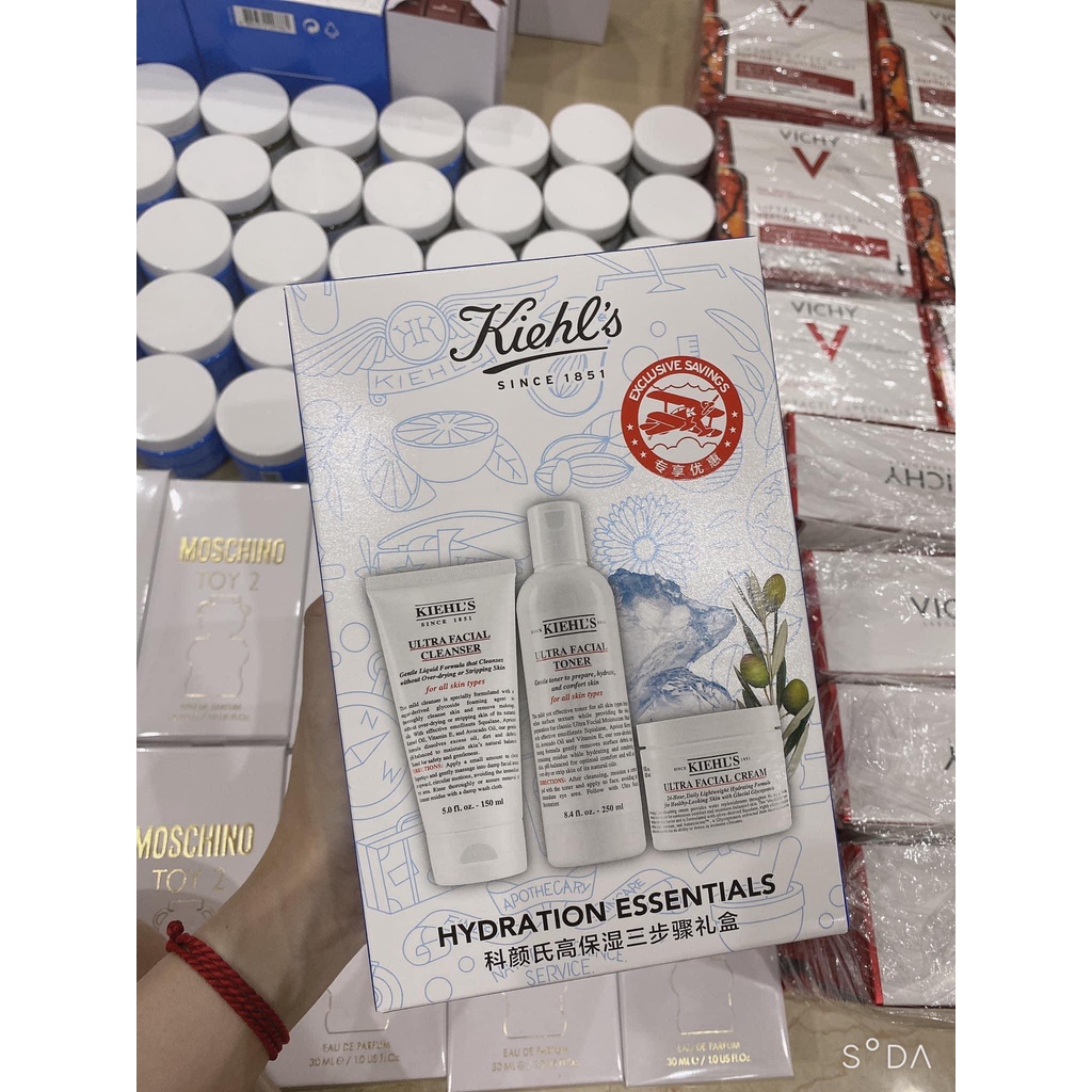 set kiehl ultra 3 món hàng sẵn