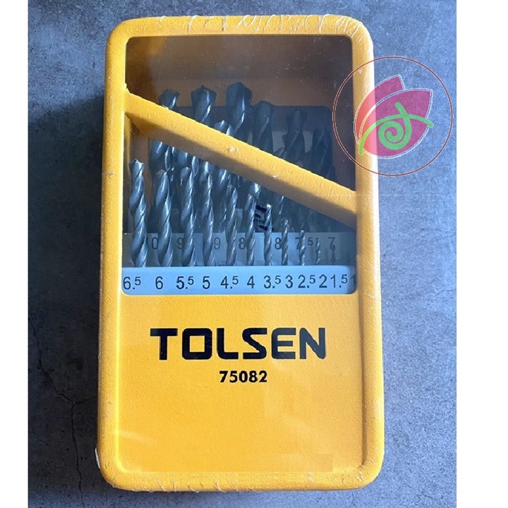 Bộ mũi khoan sắt 25 cây từ 1-13mm Tolsen 75082
