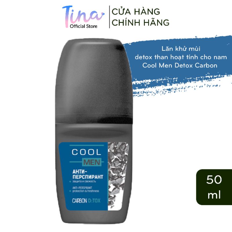 Lăn khử mùi cho nam Cool Men Detox Carbon 50ml - BioTopcare Official - TN169