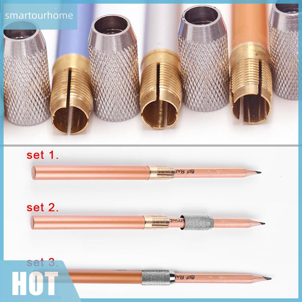 Dụng Cụ Nối Dài Bút Chì Bằng Kim Loại