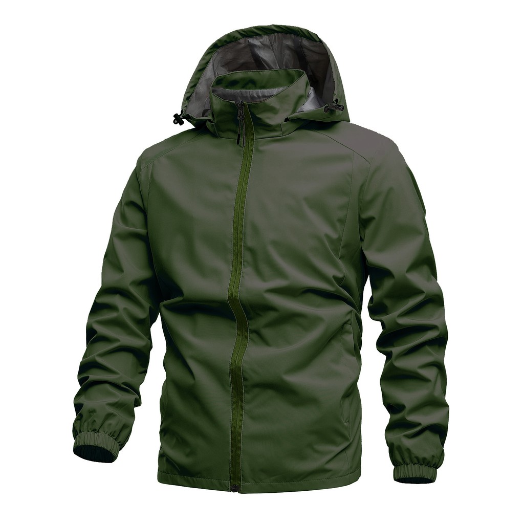 Áo khoác nam Áo khoát nam gió dù 2 lớp chống nắng LÓT LƯỚI CÓ NÓN THÁO RỜI bao đẹp hàng bao chất-A1057