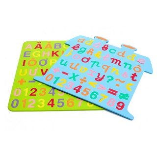 Bảng chữ cái xốp hình trái táo/ ngôi nhà