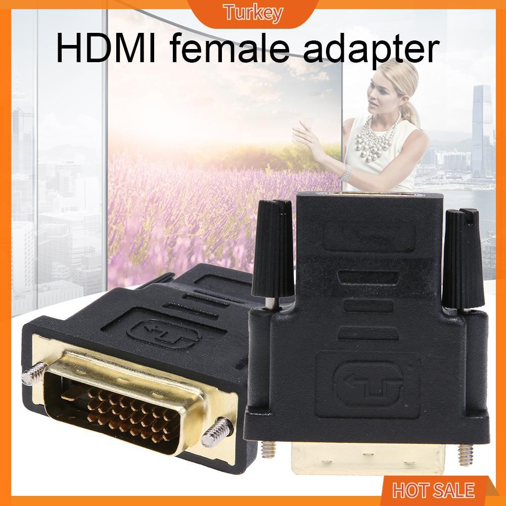 Đầu Chuyển Đổi Tk-hdmi-compatible Female Sang Dvi 24 + 1pin Male