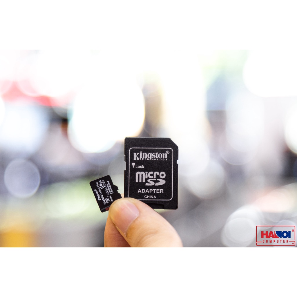 Thẻ nhớ micro SDXC Kingston 64GB Canvas Select Plus upto 100MB/s + Adapter